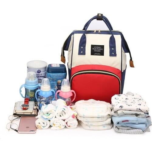 Fashion Mummy Maternity Nappy Bag Large Capacity Nappy Bag Travel Backpack Nursing Bag for Baby Care Womens Fashion Bag