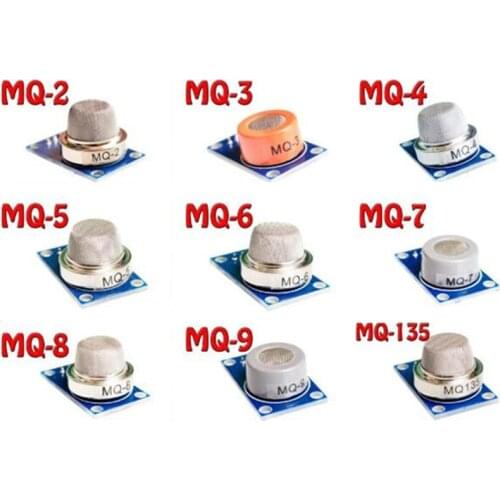 MQ-2 MQ-3 MQ-4 MQ-5 MQ-6 MQ-7 MQ-8 MQ-9 MQ-135 Detection Smoke methane liquefied Gas Sensor Module for Arduino Starter DIY Kit