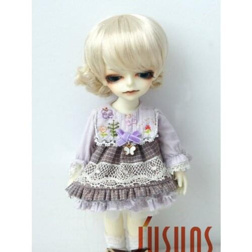 JD047 11-13CM 1/12 doll wig Classical Curly BJD Wigs for tiny doll size 4-5 inch Synthetic Mohair Doll accessories