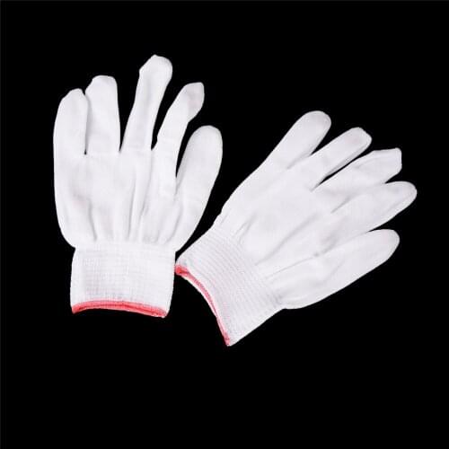 5 Pairs General Purpose White Cotton Lining Gloves Health Work Fashion Stage Performance Party Shown Gloves