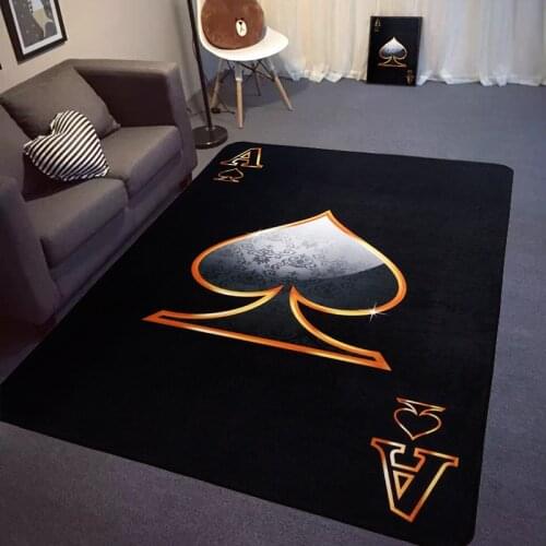 Poker Dorothy Metrosexual fashion creative personality carpet rug and sofa tide brand shop carpet in the living room bedroom rug