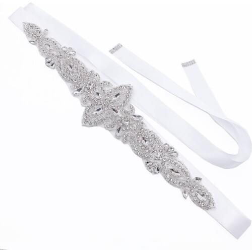 Cinturon fiesta Rhinestones Bridal Belt Diamond Wedding Dress Belt Beaded Wedding Sash For Wedding Dress Accessories B03