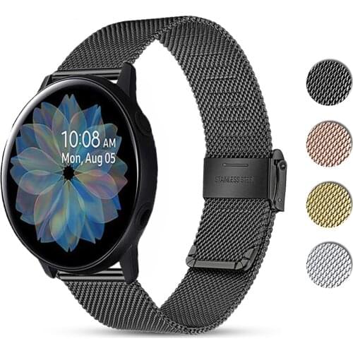 22mm Watchband For Samsung Gear S3 Frontier /Classic Mesh Milanese steel Band Quick Release Strap Bracelet