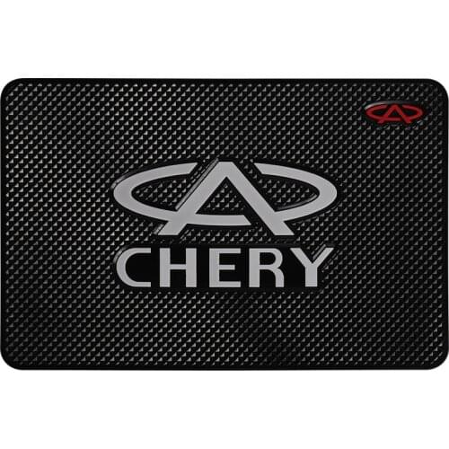 1pc Car Styling Sticker Interior Accessories Anti Slip Mat Case For Chery Tiggo 5 Fulwin A1 A3 Auto Badge Emblems Dashboard Pads