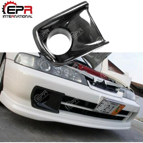 Carbon Fiber Front Bumper Air Duct For Honda 94-01 Integra DC2 JDM Glossy Finish Air Intake Vent Fibre Drift Kit Racing Trim