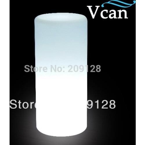 Waterproof RGB rechargeable lithium battery LED Cylinder Lamp VC-B1636 in 2016
