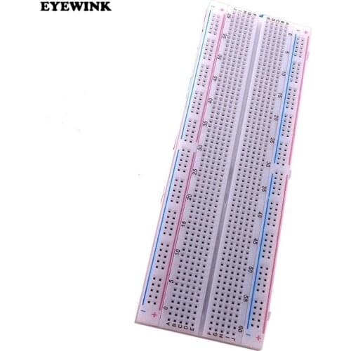 100pcs Breadboard 830 Point PCB Board MB-102 MB102 Test Develop DIY kit nodemcu for raspberri pi 2 lcd High Frequency
