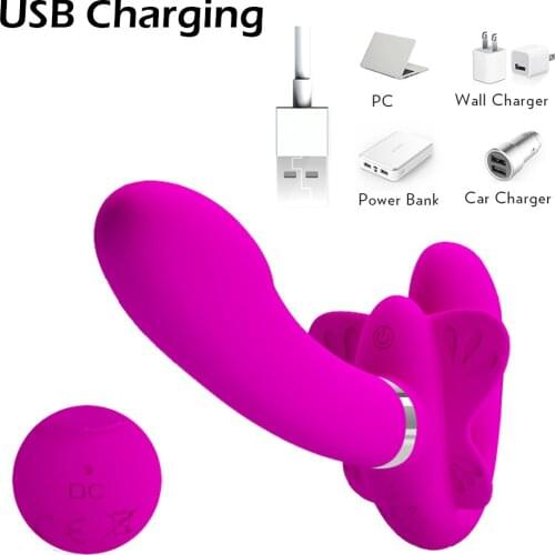 12 frequency Dildo Vibrator Double Vibrating G-Spot Clitoris Stimulator Female Wear Strapless Strapon Dildo Sex Toy for Women