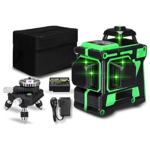 16 Lines Laser Level 3D/4D Level Self-Leveling 360 Horizontal Vertical Cross Super Powerful Laser Level Remote Control