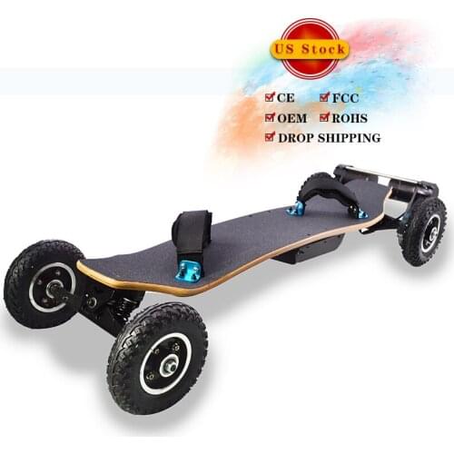3300W(1650W*2 )Trending High Quality Off Road Longboard Electric Scooters Adults Scooter Skateboard With Dual Belt Motor