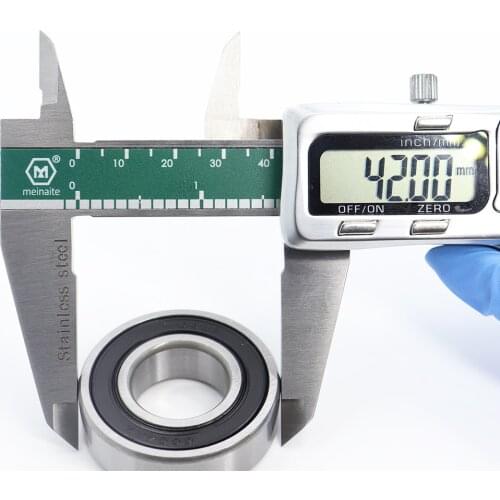 6004RS Bearing ABEC-3 (4 PCS) 20*42*12 mm Deep Groove 6004-2RS Ball Bearings 6004RZ 180104 RZ RS 6004 2RS EMQ Quality