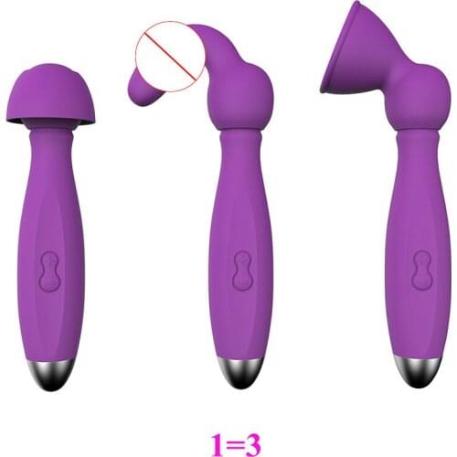 7 Mode G spot Stimulator Vibrating Waterproof Magic Wand AV Rod Massager USB Rechargeable Vibrators Sex Toys for woman adult 18