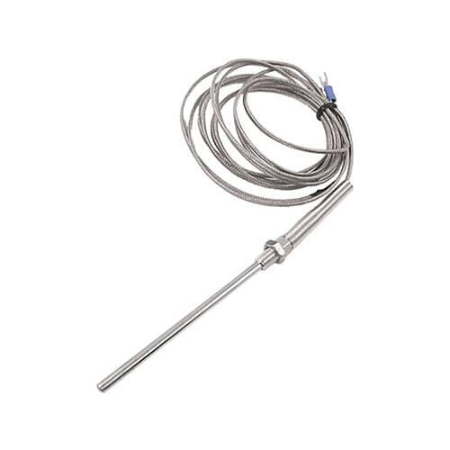 8mm Thread Diameter 0-400C Type K Thermocouple Sensor Probe 2.7M