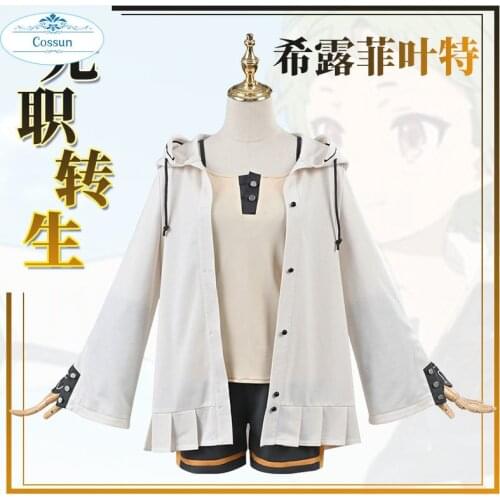 Anime! Jobless Reincarnation Sylphiette/Sylphy Lovely Uniform Cosplay Costume Halloween Party Outfit Dailydress Women 2021 NEW