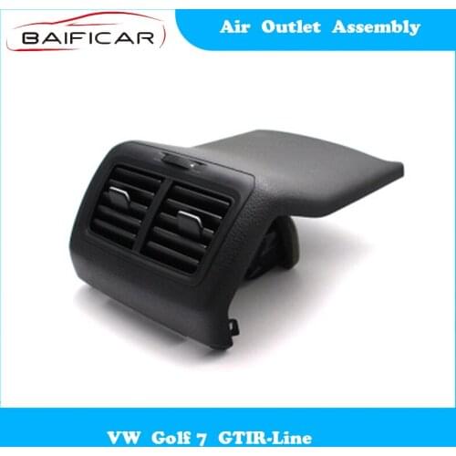 Baificar Brand New Genuine Rear Air Conditioning Outlet Assembly Armrest Box Cover for VW Golf 7 GTIR-Line