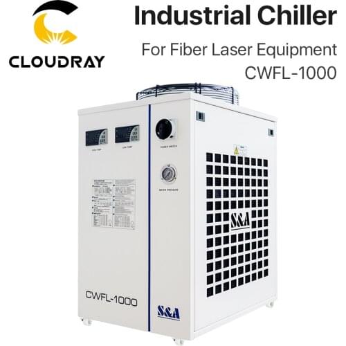 Cloudray S&A CWFL-1000AN & 1000BN Industry Air Water Chiller for Fiber Laser Engraving Cutting Machine