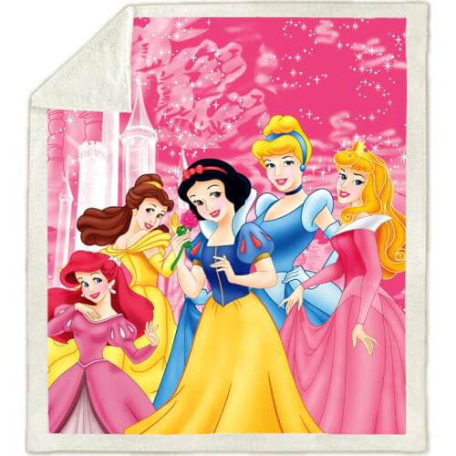 Disney Snow White Cartoon Blankets Holiday Blanket Thin Quilt Girls Boys Kids Bed Home Bedroom Decoration Blanket
