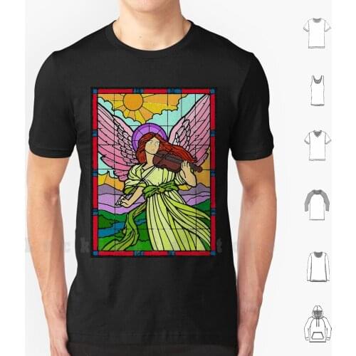 Angels We Have Heard On High T Shirt 6xl Cotton Cool Tee Angel Deity Deities Dove God Gods Bible Michael Peace Ghost