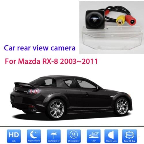 Car Rear View Camera For Mazda RX-8 2003~2011 Reverse Camera CCD Night Vision backup camera Parking Assistance