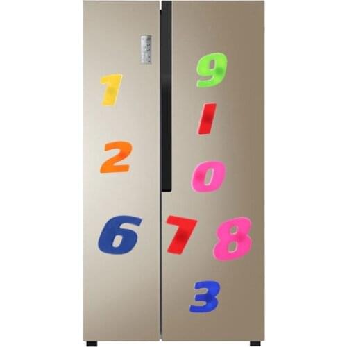 Fridge Magnets Teaching Magnetic Alphabet Set Of 42 Colorful Letters & Numbers X6HD
