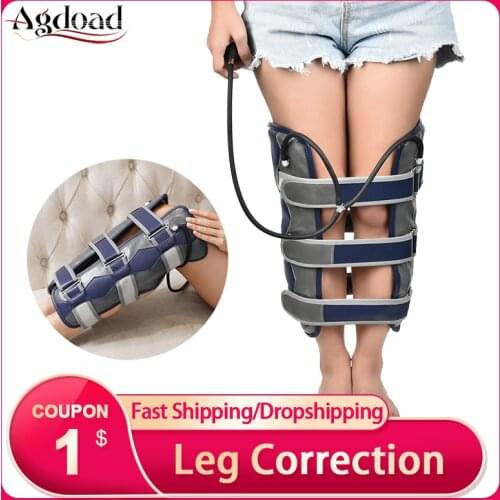 New O/X Type Leg Correction Belt Inflatable Orthopedic Leg Brace Support Adult Children Bowed Leg Straightening Corrector Band