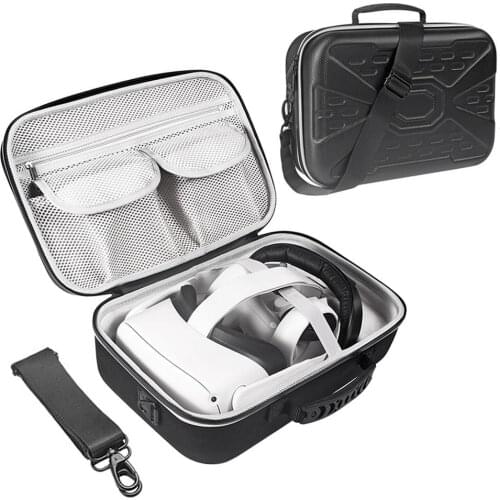 NEW Gaming Headset Storage Case Carrying Bag For Oculus Quest 2 Quest VR Glasses Accessories All-in-one Protective Storage Bag