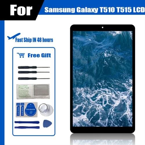 New LCD 100% Test For Samsung Galaxy Tab A 10.1 2019 T510 T515 T517 SM-T510 LCD Display Touch Screen Digitizer Assembly