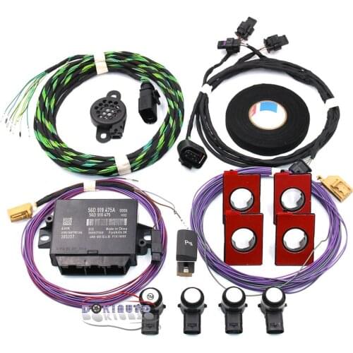 Park Pilot Front 4K Update 8K Sensor With Visible OPS Parking FOR PQ Skoda Superb