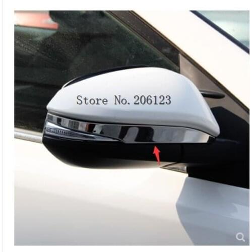 For toyota rav4 rav 4 xa50 2014 2015 2016 2017 2018 2019 accessories plastic chrome rear side view rearview mirror trim cover