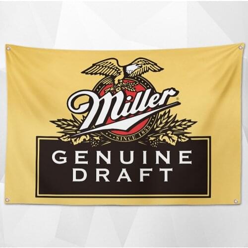 BEER COCKTAILS Poster Wall Art Bar Wine Cellar Cafe Home Decor Hanging Flag 4 Gromments in Corners Beer Day Banner Tapestry C3