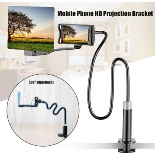 Mobile Phone High Definition Projection Bracket Adjustable Flexible All Angles Phone Tablet Holder Mobile Phone Holders Bracket
