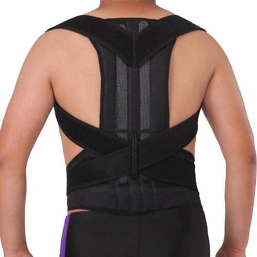 Men Women Adjustable Posture Corrector Back Shoulder Brace Clavicle Support Adjustable Belt Back Support Correct