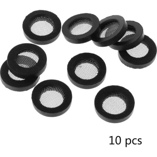 10pcs O Ring Rubber Gaskets With Net Hose Seal Washers For Shower Head Inlet Pipe