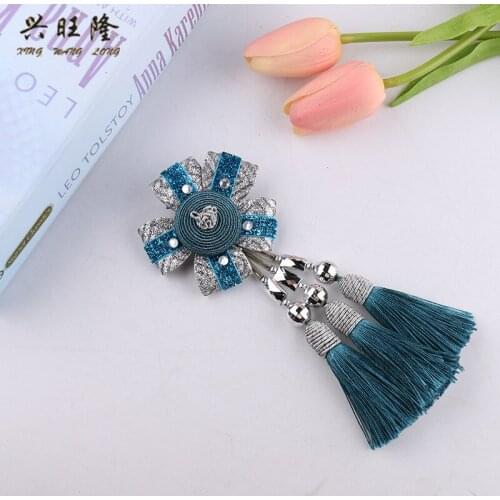 XWL 2Pcs/Pair Small Key Tassel Curtain Cord Tieback Tassel Fringe Curtain Decorative Accessories Fabric Drapery Home Decor