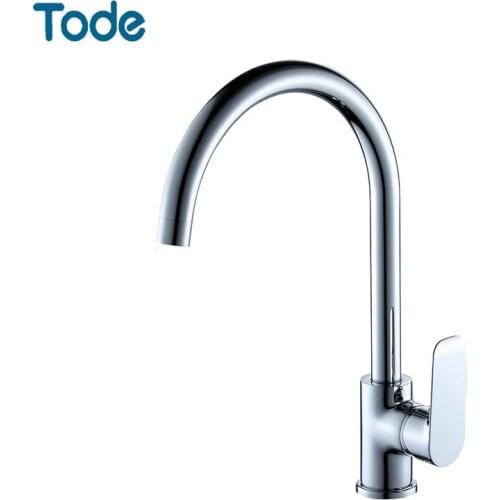 Basin Water Tap Hot and Cold Water Faucet Single Lever Kitchen Taps Brass Chrome Kitchen Faucet Mixer Vanity Water Tap