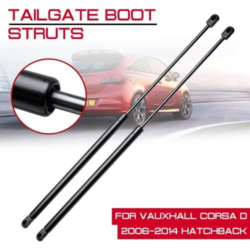 Strut Spring Bars Rear Trunk Support Hydraulic Rod Shock Bracket For Vauxhall Corsa D 3 Door Hatchback 2006-2014