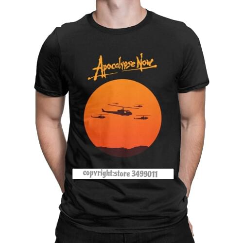 Funny Apocalypse Now Vietnam War Tee Shirt Men Crewneck Cotton Tshirt Tee Shirt Harajuku Clothing