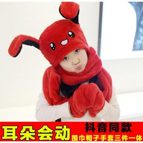 Winter parcel Scarf Girl Ms Hat Women GirlsPanama Kosynka Fur collar Baby Spartak Moscow Spartacus Hats