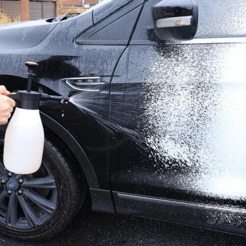 1.5L Car Wash Watering Can High Pressure Cleaner Car Cleaning Sprayer Manual Snow Foam Spray Can Cleaning Foam Nozzle Spray