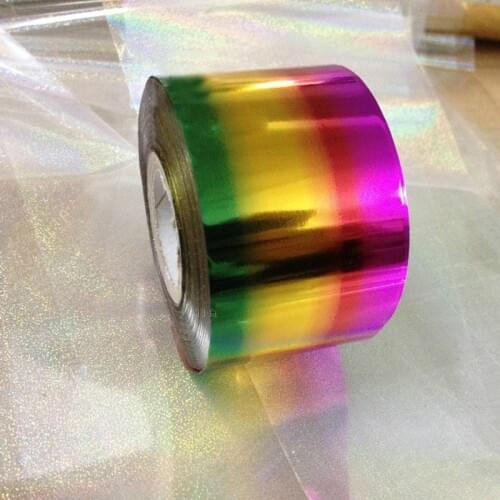 1roll Sexy Nail Stickers Nail DIY Nail Wrap foil decorative stickers colours rainbow transfer foil