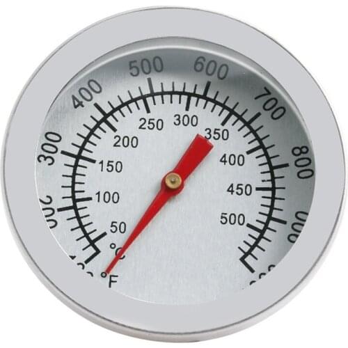 1Pcs NEW BBQ Smoker Grill Stainless Steel Thermometer Grill Kitchen BBQ Wholeseal Supplies Temperature BBQ Smoker Gauge M8G1