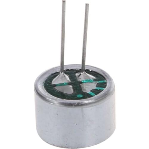 10 PCS 9.7mm x 7mm 2 Pin MIC Capsule Electret Condenser Miniphone