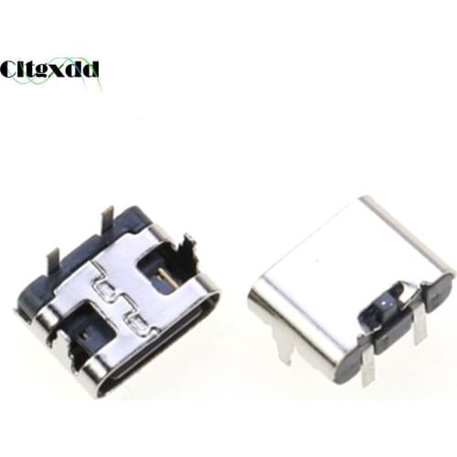 Cltgxdd 2/5/10PCS USB Type C Jack 90Degree 2 Pin SMT Socket USB 3.1 Type-C Female Connector For Mobile Phone Charging Port