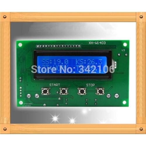 Free Shipping!!! XH-W1403 upper and lower limits set relay output / 1602 LCD / 0.1 Accuracy -50 ~ 110
