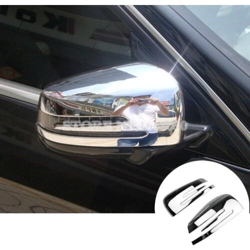 ABS Side Rearview Mirror Trim Cover 2pcs For Benz GLA X156 2013-2018 Car accesories interior Car decoration