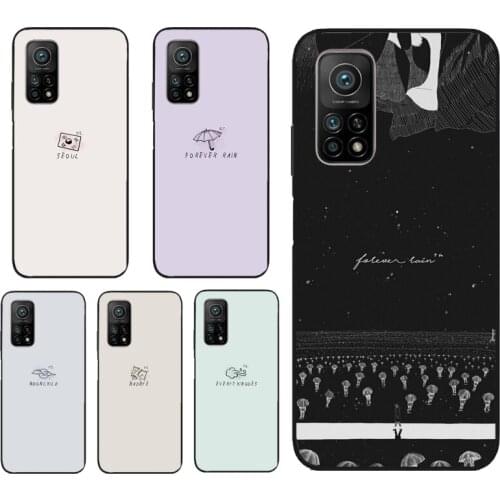 RM Mono Forever Rain Case For POCO X3 Pro F3 M3 Back Cover Coque Funda For Xiaomi Mi 11 Lite Ultra Pro 10T 9T
