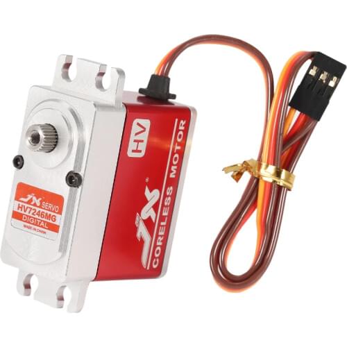 JX PDI-HV7246MG 46KG 6-8.4V High Voltage Metal Gear Digital Coreless Standard Servo for RC Car 550-700 Airplane Helicopter