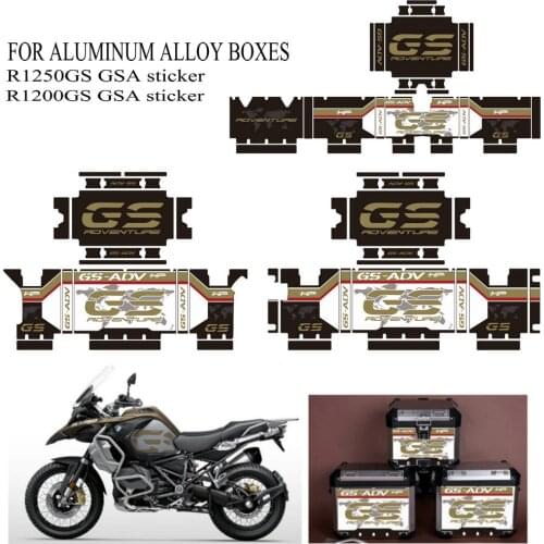 Decal Suitable for bmw R1250GS GSA R1200GS GSA Decorative stickers for BMW Aluminum BOX Reflective waterproof
