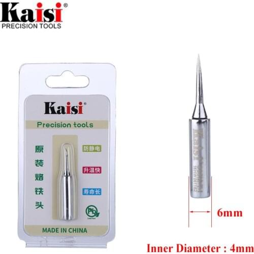Kaisi Fly Line Welding Tips 900M-T Soldering Station Solder Iron Tip Head Top Sting BGA Lead-free BGA DIY Rework Tools