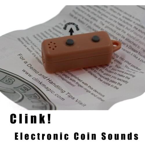 Clink! Electronic Coin Sounds 2.0 Magic Tricks Magic Props Coin Change Slik Close-Up Stage Magia Magic Gimmick
